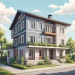 Современные фасады домов и дач: как выбрать стиль и долговечность